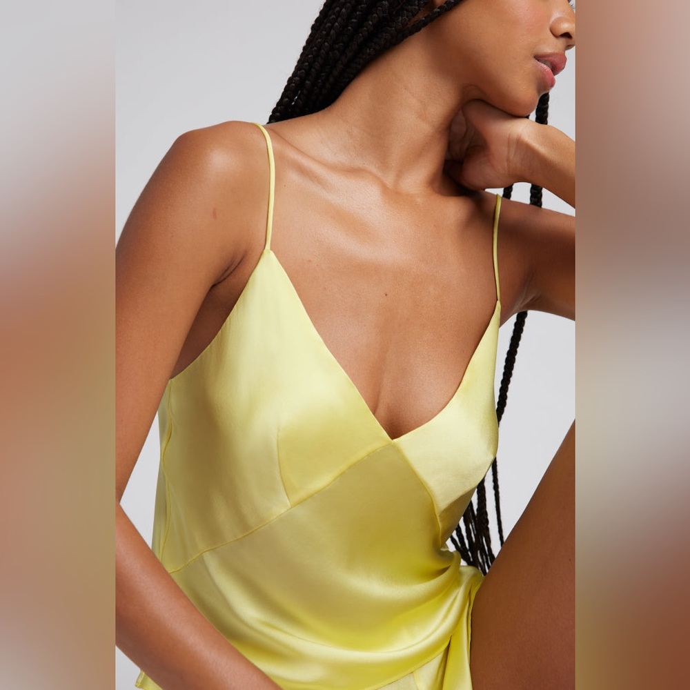 Negative Underwear Eclipse Silk Set In Sunshine - image 3